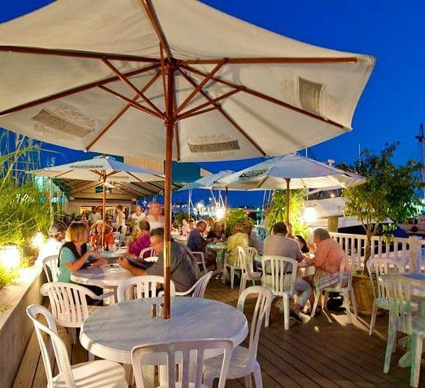 Dinner at a seafood favorite