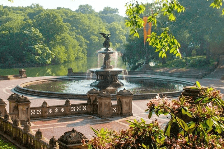 Bethesda Terrace and the Central Park Zoo
