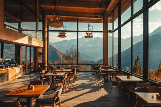  Mountaintop café