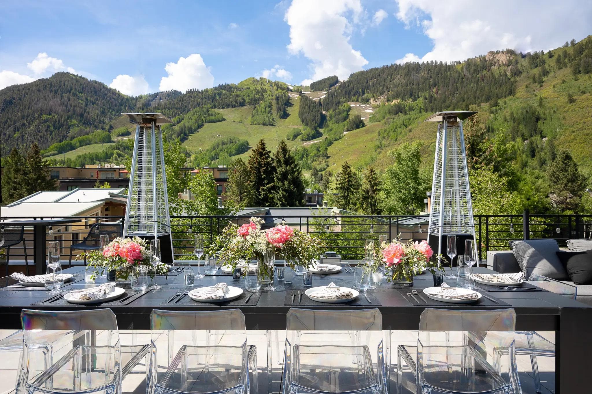Mountain-style dinner at a charming lodge