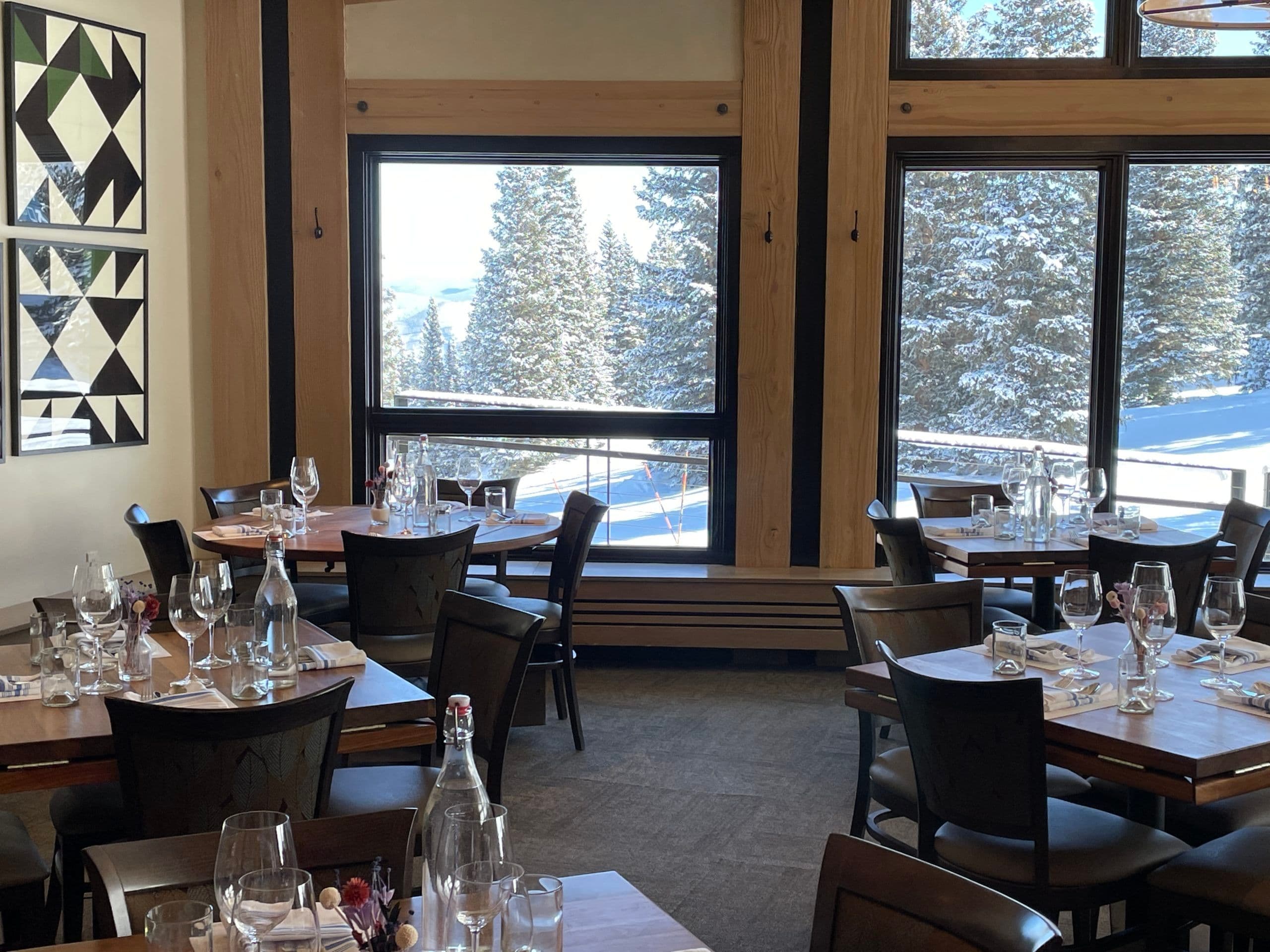 Warm up with lunch at a mid-mountain restaurant
