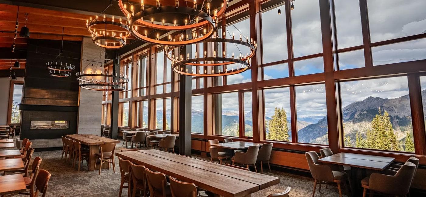 Mid-mountain restaurant